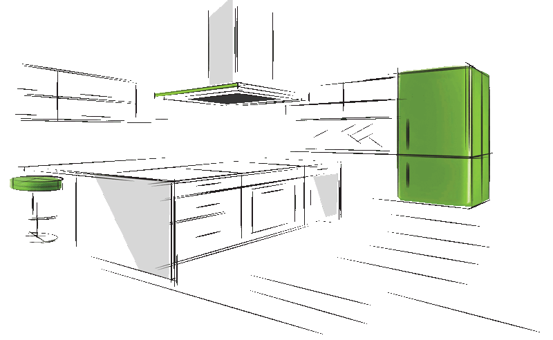 3d and 2d modular kitchen planning before manufacturing your kitchen in delhi and gurgaon