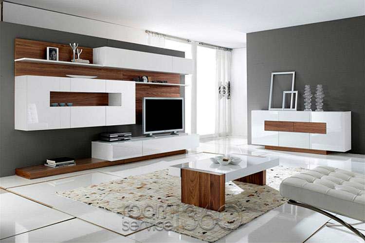 high gloss glass lacquer and wooden panelling in tv units manufactured in noida and delhi